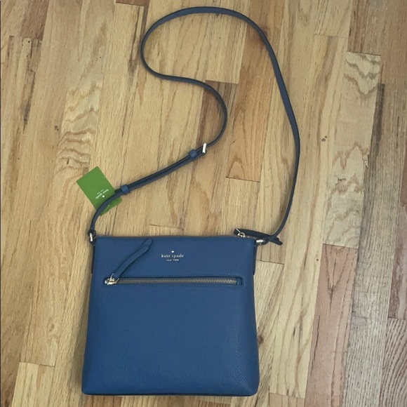 kate spade Handbags - Kate Spade Consell Blue Cross Body NWT